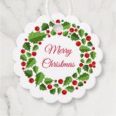 Étiquette cadeau de Noël (Devant)