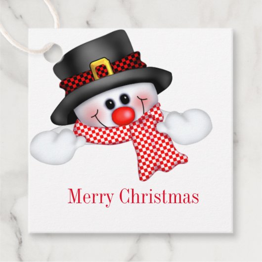 Étiquette cadeau de Noël (Devant)