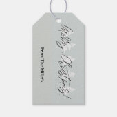 Étiquette cadeau de Noël (Devant)