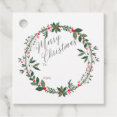 Étiquette cadeau de Noël (Devant)