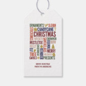 Étiquette cadeau de Noël (Devant)