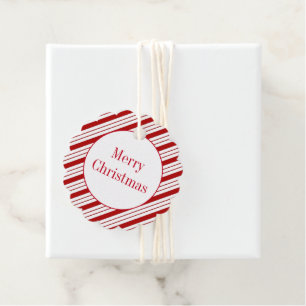 Étiquette cadeau de Noël