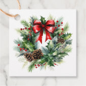 Étiquette cadeau de Noël (Devant)