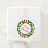 Étiquette cadeau de Noël (En situation)