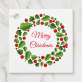 Étiquette cadeau de Noël (Devant)