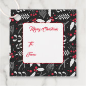 Étiquette cadeau de Noël (Devant)