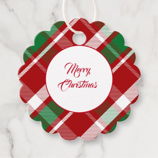 Étiquette cadeau de Noël (Devant)