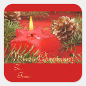 Étiquette cadeau de Noël (Devant)