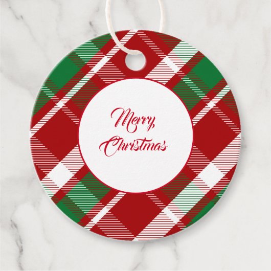 Étiquette cadeau de Noël (Devant)