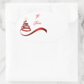 Étiquette cadeau de Noël (Sac)