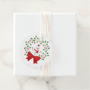 Étiquette cadeau de Noël