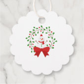 Étiquette cadeau de Noël (Dos)