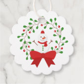 Étiquette cadeau de Noël (Devant)