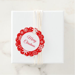 Étiquette cadeau de Noël
