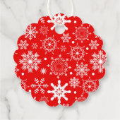 Étiquette cadeau de Noël (Dos)