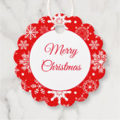 Étiquette cadeau de Noël (Devant)