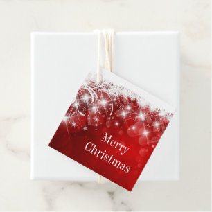 Étiquette cadeau de Noël