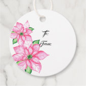 Étiquette cadeau de Noël (Devant)