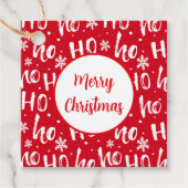 Étiquette cadeau de Noël (Devant)