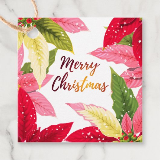 Étiquette cadeau de Noël (Devant)