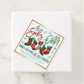 Étiquette cadeau de Noël (En situation)