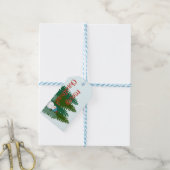 Étiquette cadeau de Noël (Avec de laficelle)