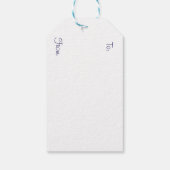 Étiquette cadeau de Noël (Dos)