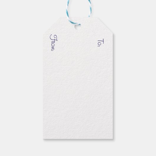 Étiquette cadeau de Noël (Dos)