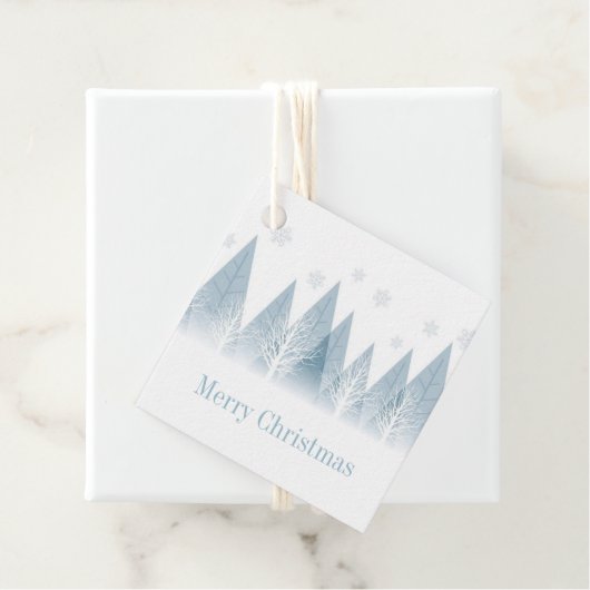 Étiquette cadeau de Noël (En situation)