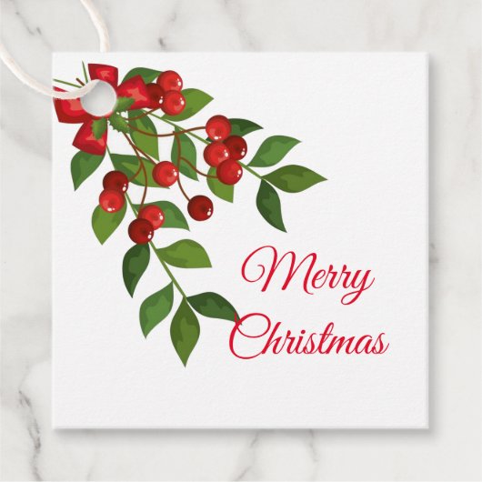 Étiquette cadeau de Noël (Devant)