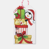 Étiquette cadeau de Noël (Dos)