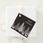 Étiquette cadeau de Noël (En situation)