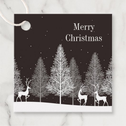 Étiquette cadeau de Noël (Devant)