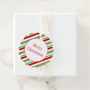 Étiquette cadeau de Noël