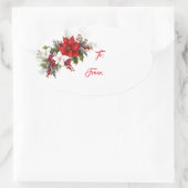 Étiquette cadeau de Noël (Sac)