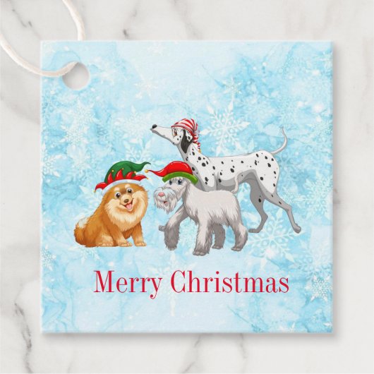 Étiquette cadeau de Noël (Devant)