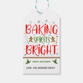 Étiquette cadeau de Noël (Devant)