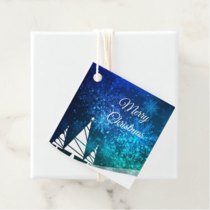 Étiquette cadeau de Noël