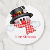 Étiquette cadeau de Noël (Devant)