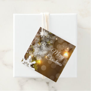 Étiquette cadeau de Noël