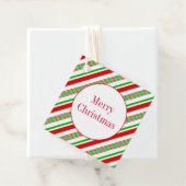 Étiquette cadeau de Noël (En situation)