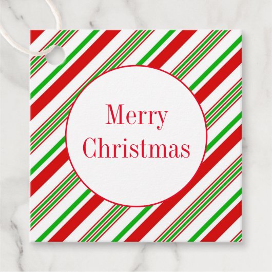 Étiquette cadeau de Noël (Devant)