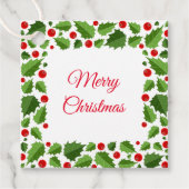 Étiquette cadeau de Noël (Devant)