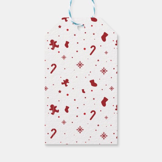 Étiquette cadeau de Noël (Dos)