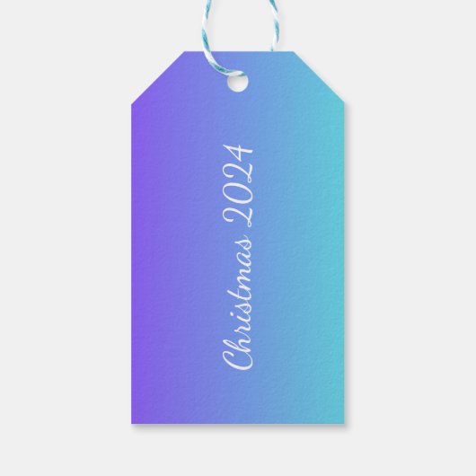 étiquette cadeau de Noël (Dos)