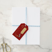 Étiquette cadeau de Noël (Avec de laficelle)