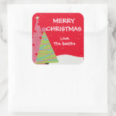 Étiquette cadeau de Noël (Sac)