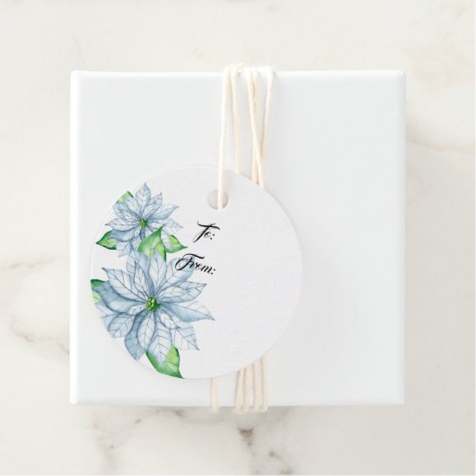 Étiquette cadeau de Noël (En situation)