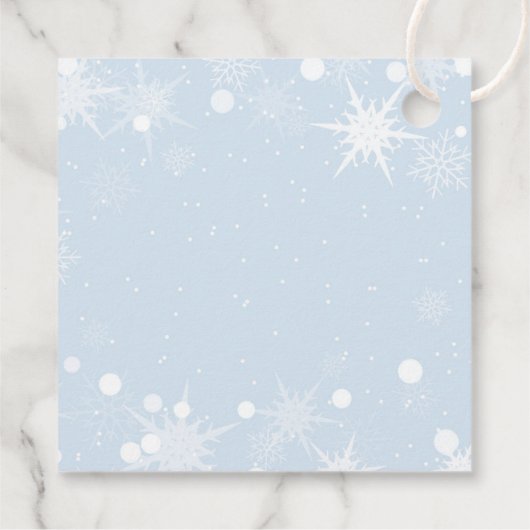 Étiquette cadeau de Noël (Dos)