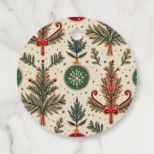 étiquette cadeau de noël (Dos)